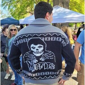 Misfits Cardigan Sweater XL